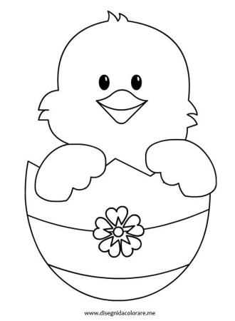Цыпленок раскраска для детей 2-3 лет