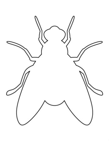 Трафареты насекомых для вырезания