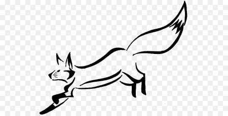 Лиса контур