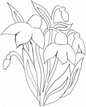 Весенние раскраски для детей