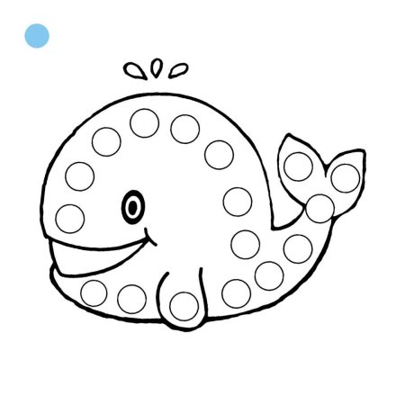 Пальчиковая раскраска для детей 1 года