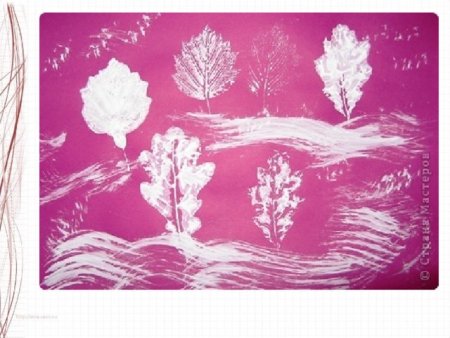 Печать по трафарету нетрадиционная техника рисования