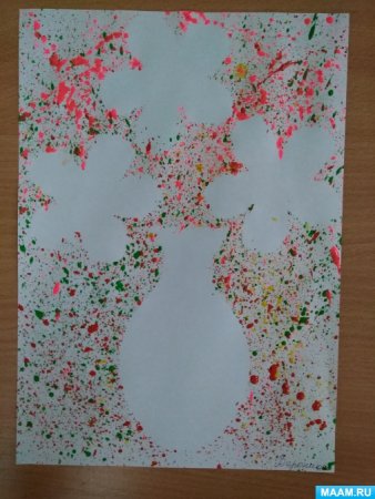 Рисование в технике набрызг