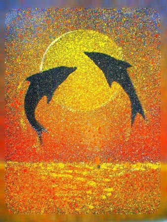 Набрызг техника рисования