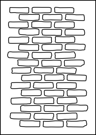 Узор на кирпичной стене