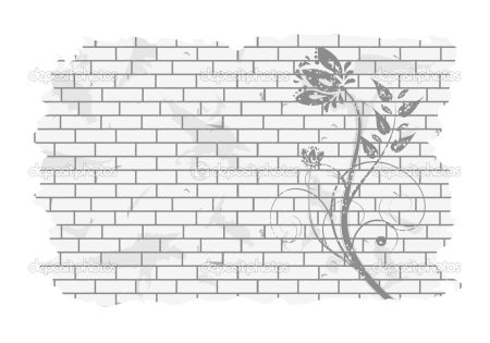 Кирпичная стена для раскрашивания