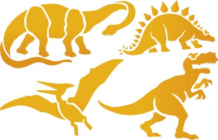 Динозавр для плоттера