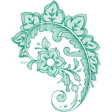 Турецкие огурцы орнамент