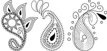 Рисунки для точечной росписи