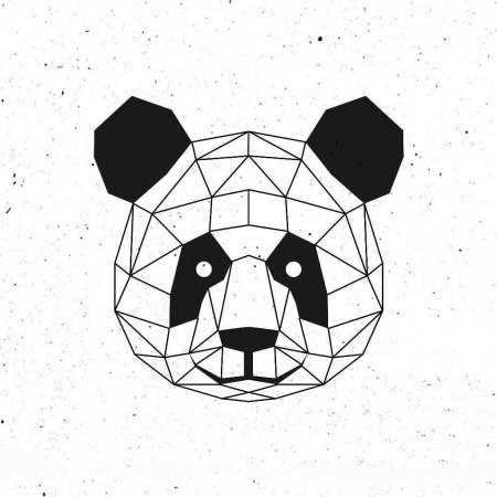 Панда эскиз