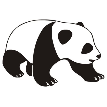 Панда рисунок