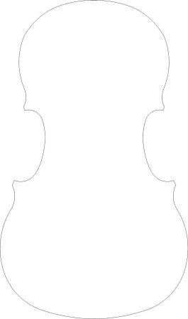 Скрипка шаблон