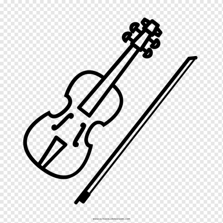 Скрипка рисунок