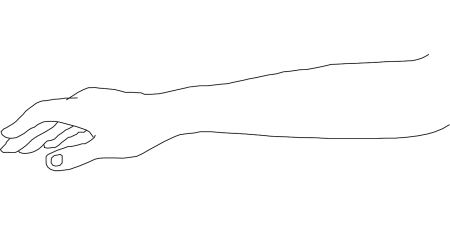 Рука контур