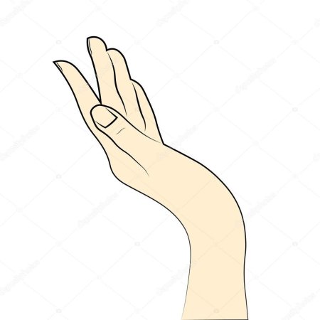 Женские руки для вырезания