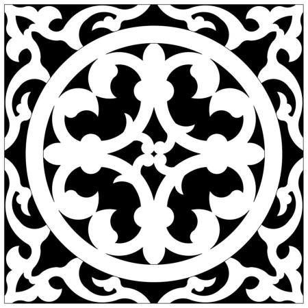 Арабский узор трафарет