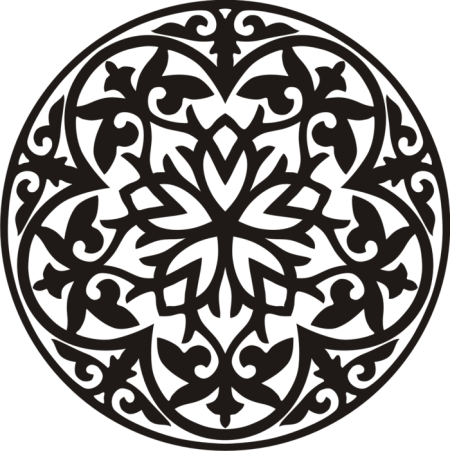 Круглый узор