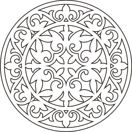 Круглый орнамент