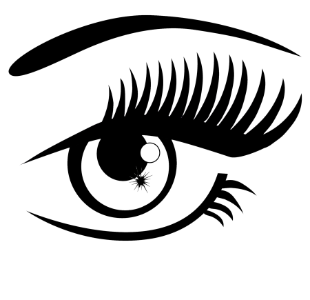 Глаза трафарет