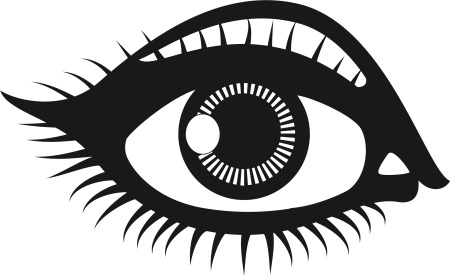 Ресницы трафарет