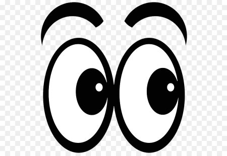 Трафарет глаза с ресницами