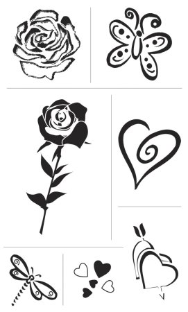 Трафареты для шоколадных узоров