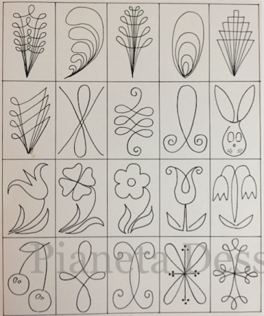 Трафарет для украшения торта шоколадом