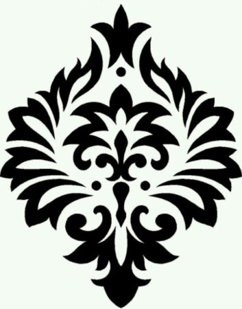 Дамасские узоры орнаменты трафареты