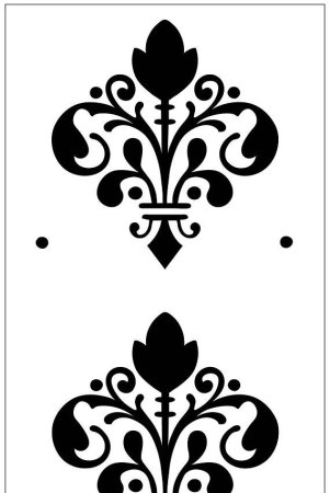 Узорный трафарет для стен