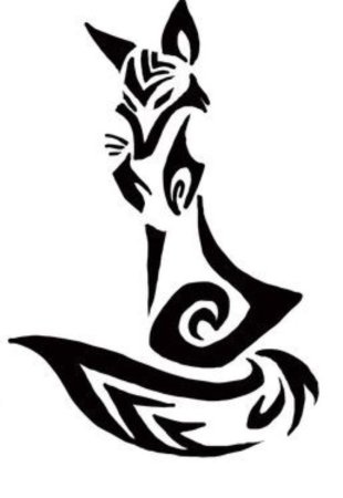 Трайбл тату Лис