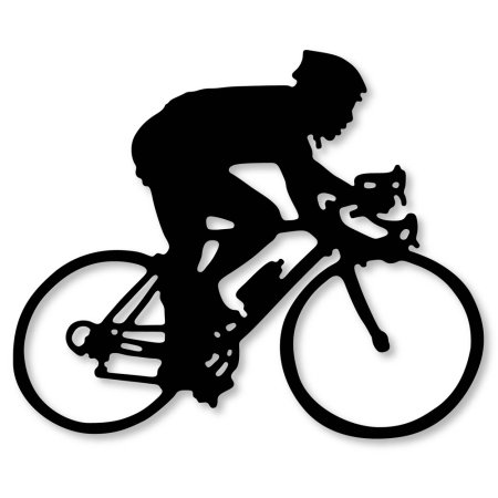 Велосипед трафарет