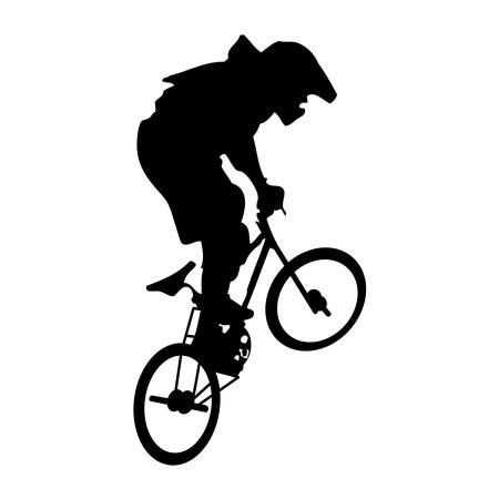 Велосипедист трафарет