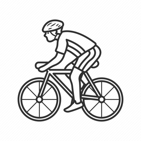 Велосипедист карандашом