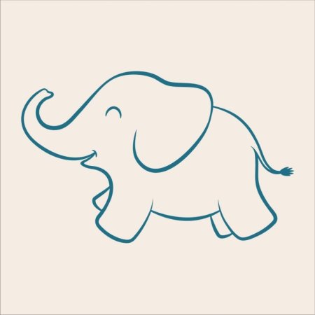 Животные трафареты для вырезания