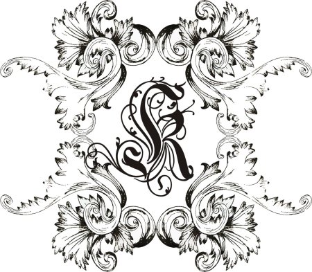 Монохромные рисунки для декупажа