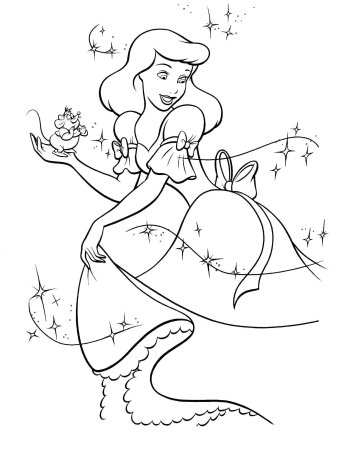 Ш Перро Золушка раскраска