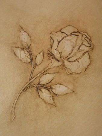 Рисунки на коричневой бумаге