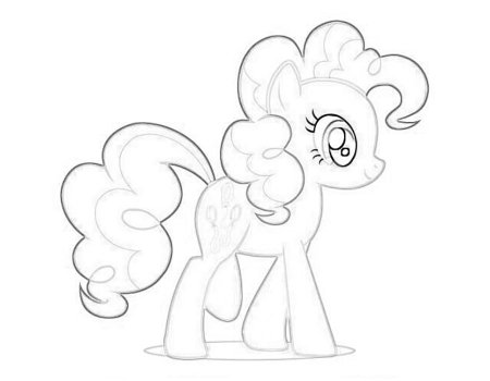 Трафарет Пинки Пай