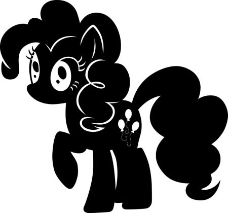 Трафарет поняшки