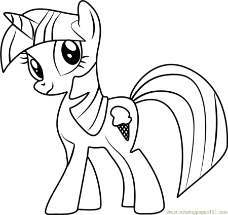 Земные пони раскраска