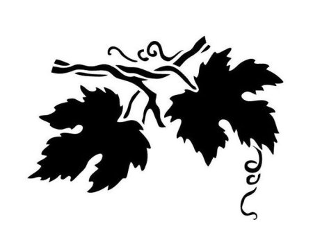 Трафарет Виноградная лоза