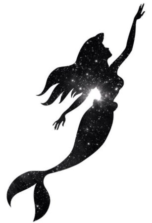 Русалочка силуэт