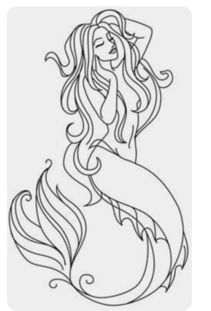 Картинки тату русалок