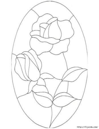 Витраж рисунок