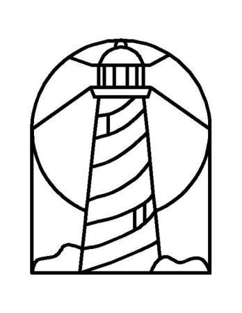 Витраж раскраска