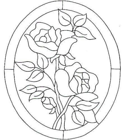 Витражные трафареты