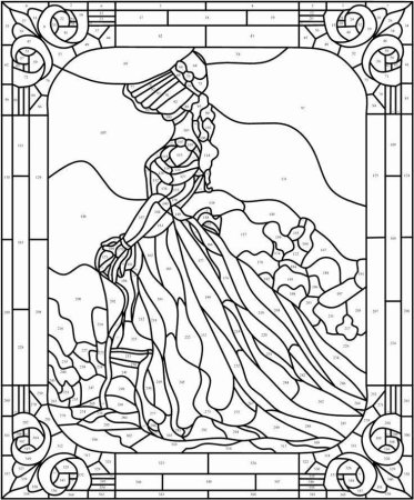 Трафареты для витража цветы