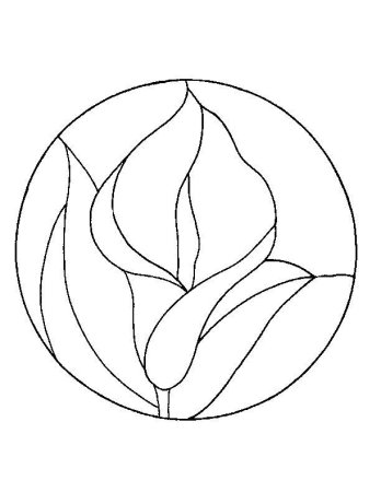 Витраж макет