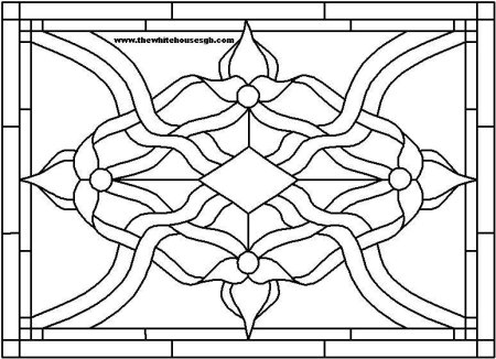 Витражные трафареты