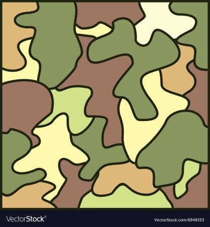 Трафарет защитного цвета